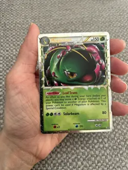 Meganium (Prime) Holo Rare Promo HGSS08 Black Star Pokemon TCG - Image 1