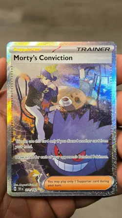 Morty's Conviction 211/162 SV05: Temporal Forces Holo - Image 1