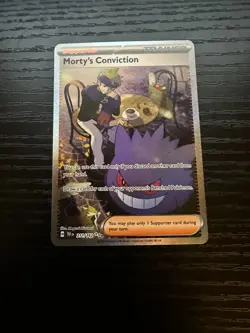 Morty's Conviction Full Art 211/162 SV05: Temporal Forces Holo NM+ - Image 1