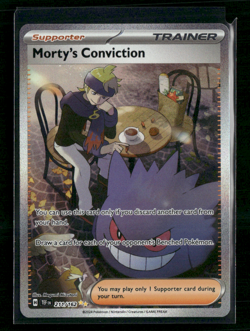 2024 Pokemon Morty's Conviction 211/162 SV05: Temporal Forces Holo - Image 1