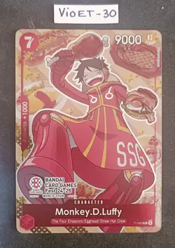 Monkey.D.Luffy (P-080) Bandai Card Games Fest 24-25 NM English One Piece TCG - Image 1