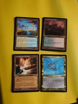 Prairie Stream,Shadowblood Ridge,Terramorphic Expanse,Chrome Courier MTG 4 Card - Image 1