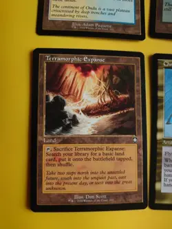 Prairie Stream,Shadowblood Ridge,Terramorphic Expanse,Chrome Courier MTG 4 Card - Image 2