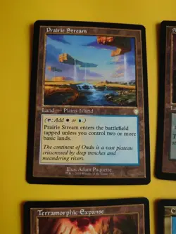 Prairie Stream,Shadowblood Ridge,Terramorphic Expanse,Chrome Courier MTG 4 Card - Image 3