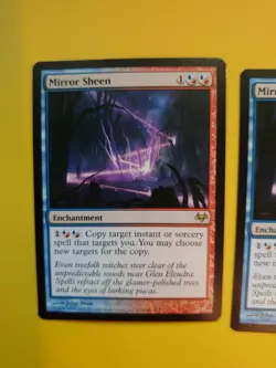 MTG Card. Mirror Sheen x2 Eventide Rare Enchantment 2 cards - Image 2
