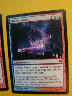 MTG Card. Mirror Sheen x2 Eventide Rare Enchantment 2 cards - Image 3