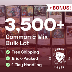 3,500+ Magic The Gathering Common Mix Bulk Card Lot +BONUS! MTG Collection - Image 1
