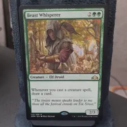 1x Beast Whisperer Guilds of Ravnica #123, MTG Magic NM Near Mint card draw - Image 1