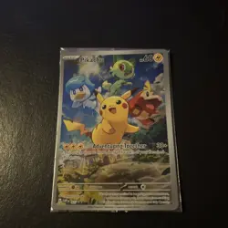 Pikachu SVP 027 Black Star Promo Scarlet and Violet Card NEW/SEALED Pokemon TCG - Image 1