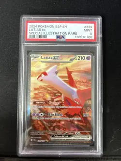 MINT PSA 9 Latias ex Special Illustration Rare 239/191 | Surging Sparks Pokemon - Image 1