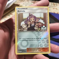 Acerola 112a/147 League Challenge 1st Place Promo - Pokemon TCG NM - Image 1