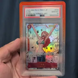 2024 One Piece PRB01 JP Nami Manga Alternate Art PSA 10 - Image 1
