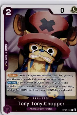 One piece TCG Tony Tony Chopper OP07-066 Trading Card TCG - Image 3