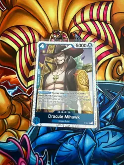 Dracule Mihawk P-081 - PRB02 Foil - One Piece Card Game - Image 1