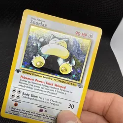 Snorlax 11/64 1st Edition Holo Rare - Pokemon Jungle - LP/MP - Image 4