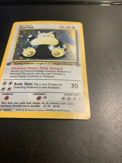 Snorlax 11/64 1st Edition Jungle Holo Foil Vintage Rare Pokemon TCG Card - Image 3
