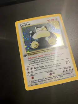 Snorlax 11/64 1st Edition Jungle Holo Foil Vintage Rare Pokemon TCG Card - Image 4