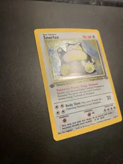 Snorlax 11/64 1st Edition Jungle Holo Foil Vintage Rare Pokemon TCG Card - Image 5