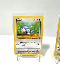 Dark Dratini & Dragonair - 1999 Team Rocket Pokemon Card WOTC *PACK FRESH NEW!* - Image 2