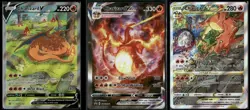 2022 Pokemon Charizard Black Star Promo 3 Card Lot V, VMAX, VSTAR Sword Shield - Image 1
