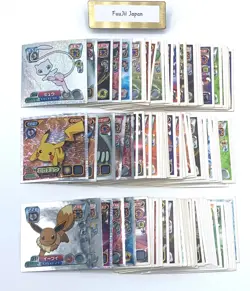 Pokemon Amada Seal Carddas Meiji Sticker vintage Lot 150 Card Rare Holo Set Mew - Image 1
