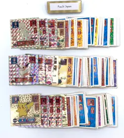 Pokemon Amada Seal Carddas Meiji Sticker vintage Lot 150 Card Holo Rare Set Mix - Image 1