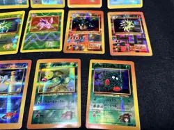 Lot of 17 Rare Vintage 90s Japanese Pokemon Card Holo Stickers Prism Vending - Image 4