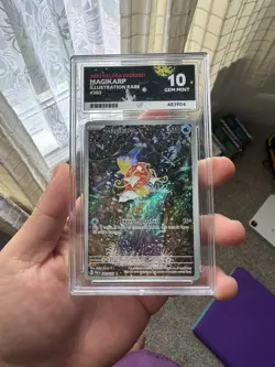 Pokemon Magikarp TCG Paldea Evolved IR Ace 10 Perfect Subgrade 203/193 - Image 1