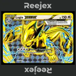 Lugia BREAK - 79/124 - Rare BREAK - Fates Collide - Pokemon Card - NM/M - Image 1