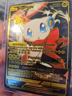 Mew GX Black Foil Fan Art Vinyl Collector Pokemon Card 127/255 - Image 5