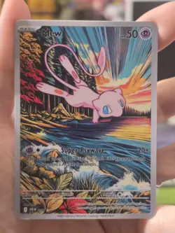 Mew Pokemon Novelty Card Illustration Rare *SEE DESC* - Image 1