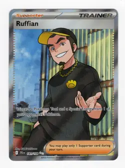 Pokemon Card Ruffian 181/159 Full Art Trainer Journey Together Near Mint - Image 1