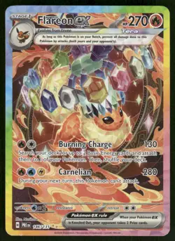 Pokemon Cards Flareon ex 146/131 Prismatic Evolutions NM - Image 1