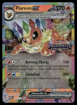 Flareon ex - (Prismatic Evolutions Stamp) Promo Miscellaneous Cards & Products 0 - Image 1