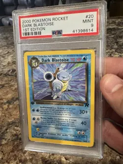 Pokemon TCG Dark Blastoise 20/82 Rare Non-Holo Card 1st Edition - Image 2