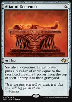 MRM FR/VF Autel de la d�mence - Altar of Dementia MTG Magic MH1 - Image 1