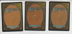 Lot x3 cartes LANDS City of Brass, Sulfurous Springs... MAGIC MTG ENGLISH EX - Image 2