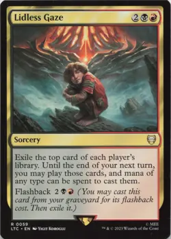 Lidless Gaze R Commander: The Lord of the Rings: Tales of Middle-earth 59 - MTG - Image 1