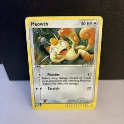 MEOWTH Holo Rare, Black Star PROMO 013 (Pokemon TCG, 2003) NM - Image 1