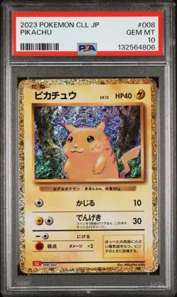 PSA 10 008/032 Japanese Pokemon Pikachu Classic Collection 2023 - Image 1