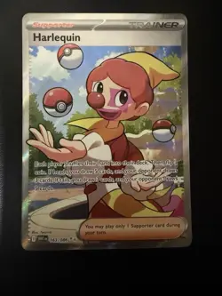Pokemon 2025 White Flare Harlequin #163/086 Ultra Rare NM - Image 1