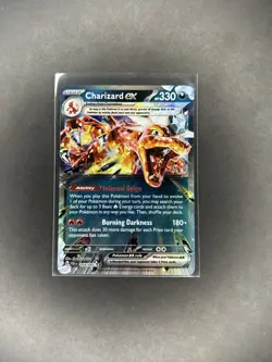 Pokemon Charizard ex - Double Rare Holo SV: Paldean Fates 2024 054/091 NM - Image 1