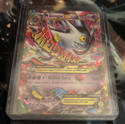 M Gengar EX XY166 - XY Promos Holofoil Excellent Condition Ultra Rare Shiny - Image 1