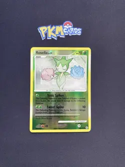 Pokemon TCG Roselia Diamond & Pearl Base Set 96/130 Regular MP. - Image 1