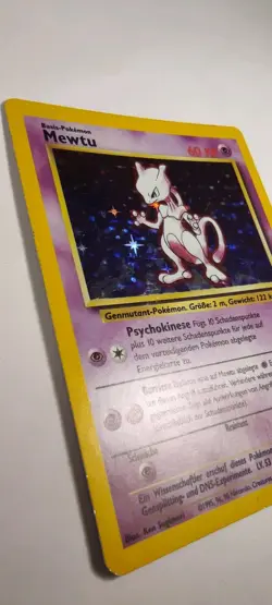 Pokemon TCG Mewtu Holo Rare 10/102 Basis-Set Deutsch 🇩🇪 Exc - Image 2
