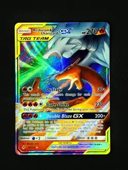 Reshiram & Charizard GX 20/214 Ultra Rare Holo - Unbroken Bonds - NM / LP - Image 1