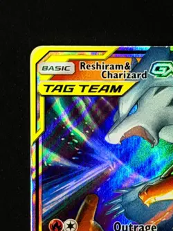 Reshiram & Charizard GX 20/214 Ultra Rare Holo - Unbroken Bonds - NM / LP - Image 3