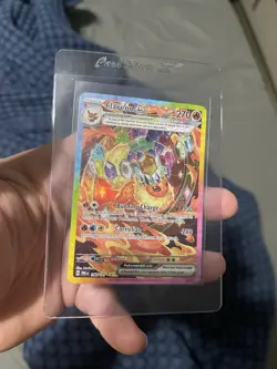 Pokemon TCG Flareon EX Prismatic Evolutions Holo Card 146/131 SV - Image 3