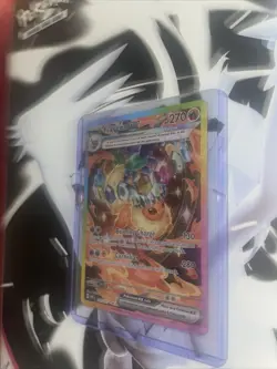 Pokemon TCG Flareon EX Prismatic Evolutions Holo Card 146/131 SV - Image 2