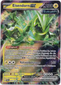 Pokemon Eisendorn ex Double Rare Maskerade im Zwielicht TWM 077/167 NM Deutsch - Image 1